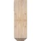 Ekena Millwork Olympic Craftsman Smooth Bracket w/ Offset Brace, Douglas Fir, 7 1/2"W x 24"D x 24"H BKT0806X24X24OLY04SDF - alternate 4